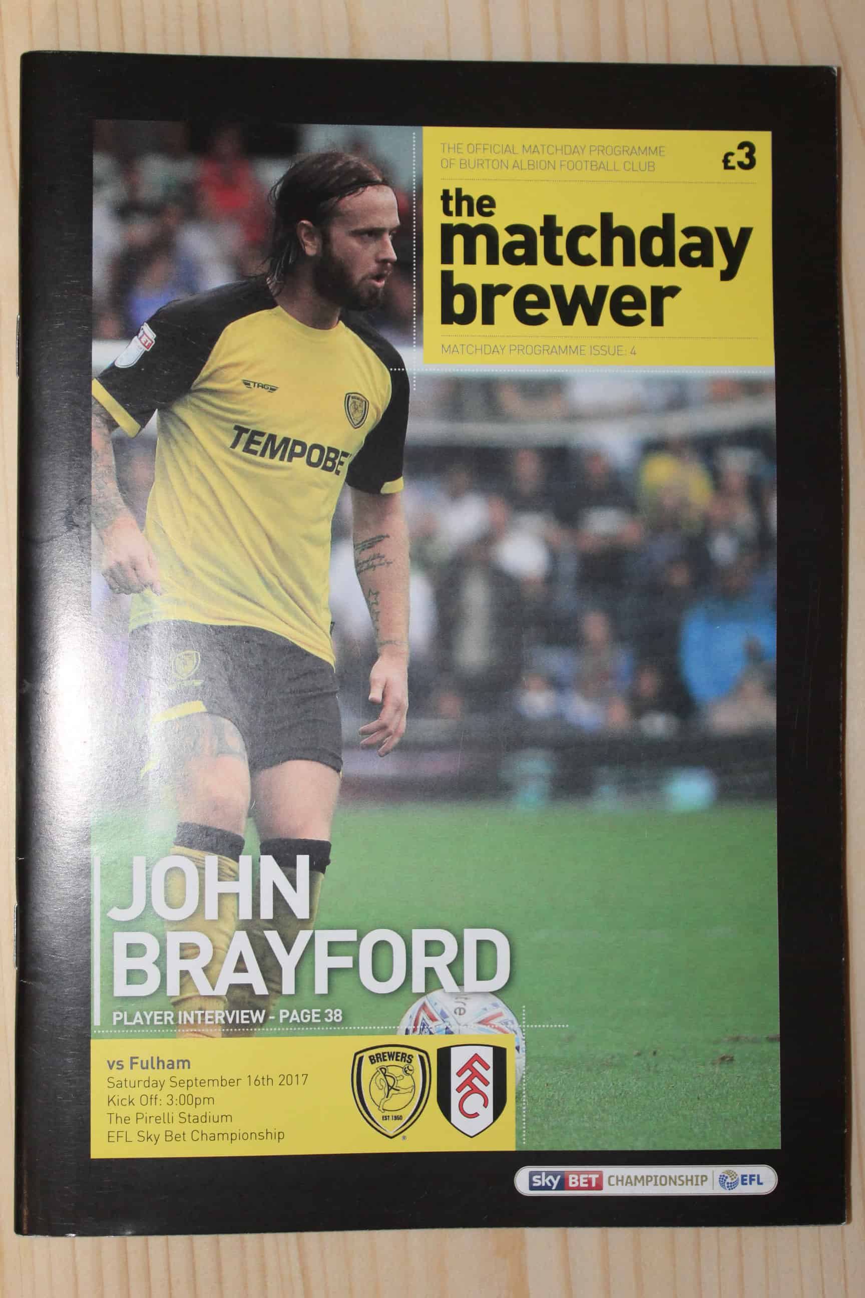 Burton Albion FC v Fulham FC